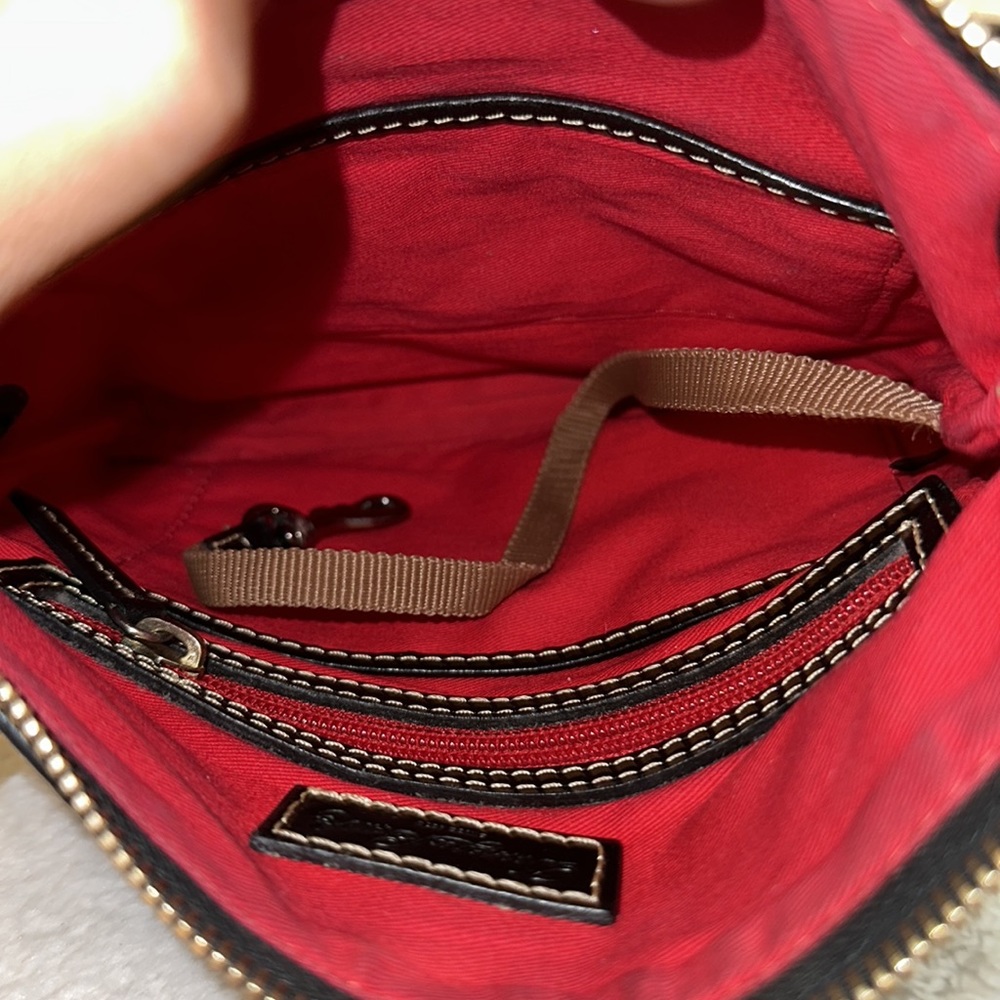 Black on Black Pebble leather Dooney & Bourke Shoulder Bag - Picture 15 of 16
